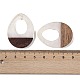 Подвески из смолы и дерева WOOD-F015-17F-3