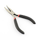 45 # conjuntos de herramientas de joyería de diy de acero al carbono: alicates de punta plana PT-R007-04-5