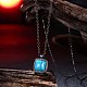 Turquoise Pendant Necklaces NJEW-BB21179-P-3