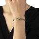 Placage ionique (ip) 304 bracelets de manchette en acier inoxydable BJEW-K238-11G-4