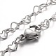 Heart 304 Stainless Steel Link Bracelets BJEW-JB01929-1