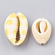 Bedruckte Kaurimuschel Perlen SHEL-S274-03-3