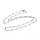 304 из нержавеющей стали кабель цепи ожерелья NJEW-JN02352-1
