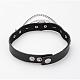 Punk Rock Style Cowhide Leather Choker Necklaces NJEW-D287-11-3