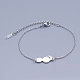 201 Stainless Steel Kitten Link Bracelets BJEW-T011-JN473-1-1