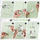 Вращающийся подсвечник из нержавеющей стали DIY-FG0005-17P-4
