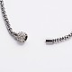 Fashionable 304 Stainless Steel Necklaces & Bracelets Jewelry Sets X-SJEW-F032-02-3