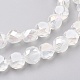 Chapelets de perles en verre électroplaqué EGLA-F125-FR-B01-3