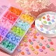 600 pièces 10 couleurs perles acryliques imitation gelée MACR-YW0001-82-5