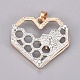 Подвески из сплава  X-PALLOY-WH0068-28PG-2