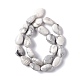 Chapelets de perles en howlite naturelle G-L242-13-3