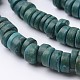 Dyed Natural Coconut Disc Bead Strands COCB-O003-07J-1