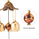 GORGECRAFT Antique Copper Wind Chime Retro Bronze Wind Chime 44.5cm Long with Swivel Hooks Clips for Windchimes Outdoor Living Yard Garden Wall Hanging Decoration Elephant Ornaments Lucky Metal HJEW-GF0001-07-4
