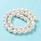 Fili di perle di perle d'acqua dolce coltivate naturali PEAR-Z002-15-3