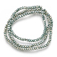 Chapelets de perles en verre électroplaqué EGLA-P018-2mm-FR-B11-2