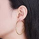 SHEGRACE 925 Sterling Silver Hoop Earrings JE670B-05-3