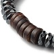 Perles d'hématite synthétiques ensembles de bracelets extensibles pour hommes femmes BJEW-JB06768-8