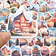 50Pcs Travel Theme PVC Self-Adhesive Stickers STIC-PW0013-002-3
