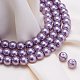 Benecreat umweltfreundliche runde Perlen aus gefärbtem Glasperlen HY-BC0001-6mm-RB116-2