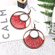 Creative Design Alloy Dangle Earrings EJEW-F238-20C-1