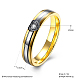 Regali di san valentino anelli da donna in acciaio al titanio con cuore in zirconi cubici RJEW-BB16491-7G-3
