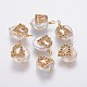 Natural Cultured Freshwater Pearl Pendants PEAR-F013-02G-2