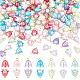 Ahandmaker-abalorios de perlas de imitación de flores de plástico FIND-GA0002-72-1