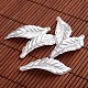 Leaf Acrylic Imitation Pearl Pendants OACR-O002-2885-1