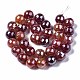 Chapelets de perles d'agate naturelle G-Q998-014D-2