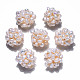 Perlas redondas naturales de perlas cultivadas de agua dulce PEAR-N020-05C-2