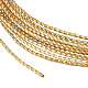 BENECREAT 6m 1.2mm Thick Golden Craft Copper Wire CWIR-WH0013-003C-1