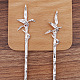 Alloy Bamboo Hair Sticks for Enamel OHAR-PW0006-26C-1