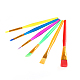 Juego de pinceles de pintura al temple con cabezal de cepillo de nailon para niños de plástico DRAW-PW0001-095-4