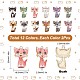SUNNYCLUE 1 Box 24Pcs 12 Style Colorful Cat Charms Cat Charm Bulk Adorable Cute Cats Animals Kitten Charms Dangle Enamel Animal Charm for Jewelry Making Charms DIY Earrings Bracelet Necklace Crafts ENAM-SC0003-54-2