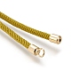 Nylon Twisted Cord Armband machen MAK-M025-151-2