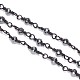 Handmade Non-magnetic Synthetic Hematite Beaded Chains CHC-F007-16B-02-3