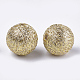 Perline rivestite in tessuto di filo di poliestere WOVE-T009-14mm-01-2