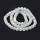 Chapelets de perles en verre électroplaqué EGLA-P032B-8mm-AB02-2