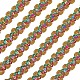 Плетеная кружевная лента из полиэстера OCOR-WH0046-26-1