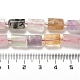 Brins de perles de quartz mélangés naturels G-N327-06-15-5