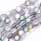 Chapelets de perles en pierre de lune synthétique X-G-E536-01A-1