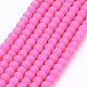 Painted Glass Bead Strands DGLA-S072-4mm-03-1