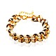 Personalized Iron Twisted Chains Bracelets BJEW-PJB881-1