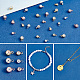 PandaHall 72pcs Barrel Brass Hanger Links 6 Style Brass Beads with Charm Loop KK-PH0004-75-3