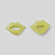 Acrylic Lip Shaped Cabochons X-BUTT-E024-B-06-2