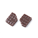 樹脂デコデンカボション  チョコレート  模造食品  ココナッツブラウン  17x13x4mm CRES-N007-08A-1
