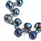 Chapelets de perles en verre transparente   GLAA-T006-14A-3