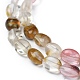 Synthétique Tigerskin perles de verre brins G-Z006-A04-2
