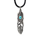 Alloy Pendant Necklaces NJEW-F235-03AS-1