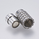 304 Stainless Steel Magnetic Clasps STAS-F139-067P-2